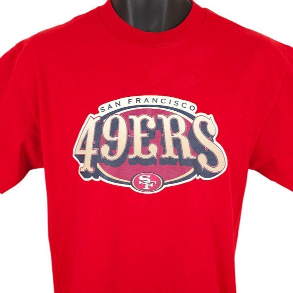 San Francisco 49ers Mens T Shirt Mens Size Medium Red NFL Football